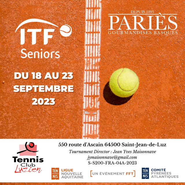 ITF Pariès du 18 au 23 Septembre